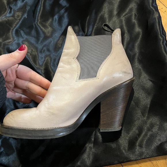 Acne Star Heeled Leather Booties - Picture 15 of 15